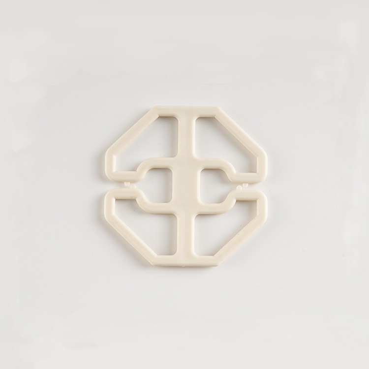 [factory Direct Supply] 068m White Car Seat Cushion Fasteners Octagonal Buckles Plum Blossom Flower Piece Car Fasteners