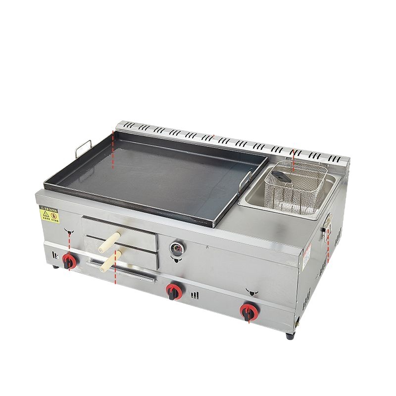Free Shipping Gas Tongguan Roujiamo Stove for Street Vending, Baajiemao Fire-Roasted Machine, Pancake Oven, Barbecue Grill All-In-One Machine