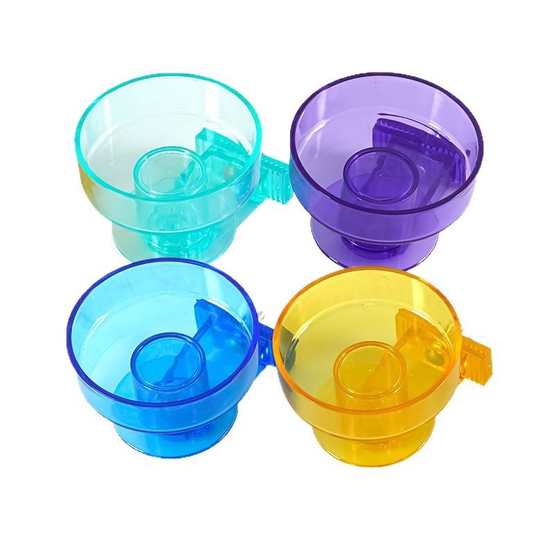 Foraging bathing food cup parrot starling mynus bird feeder anti-biting bird feeding utensils food box