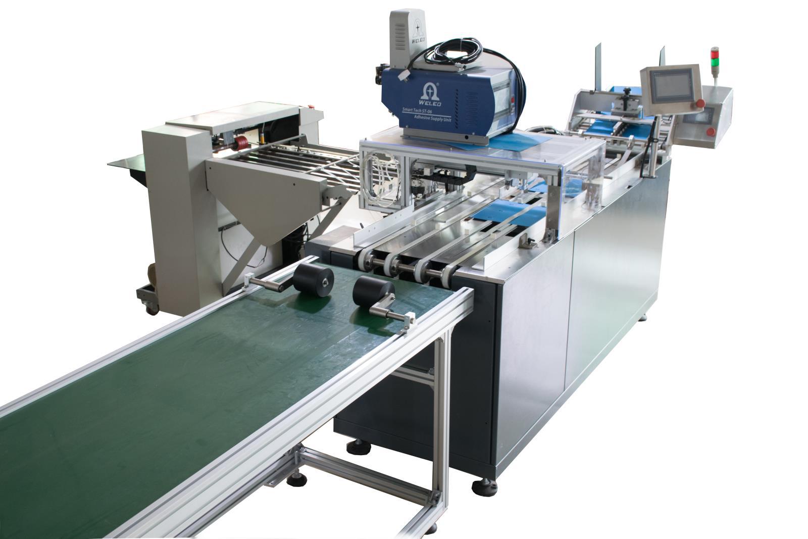 Factory Direct Fully Automatic Double Standard Head Sticker Folder Machine Fully Automatic All-in-one Machine