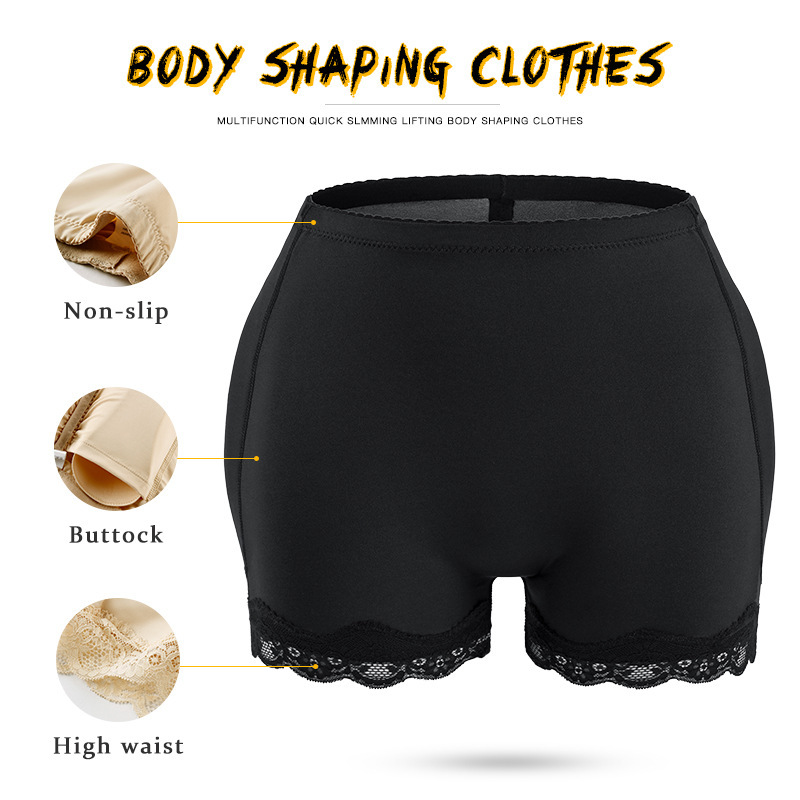 Fake Ass Peach Hip Hip Lifting Hip Women's Boomy Hip Shaping Body Shaping Fake Hip with Sponge Pad plus size Hip Waist Tight Pants