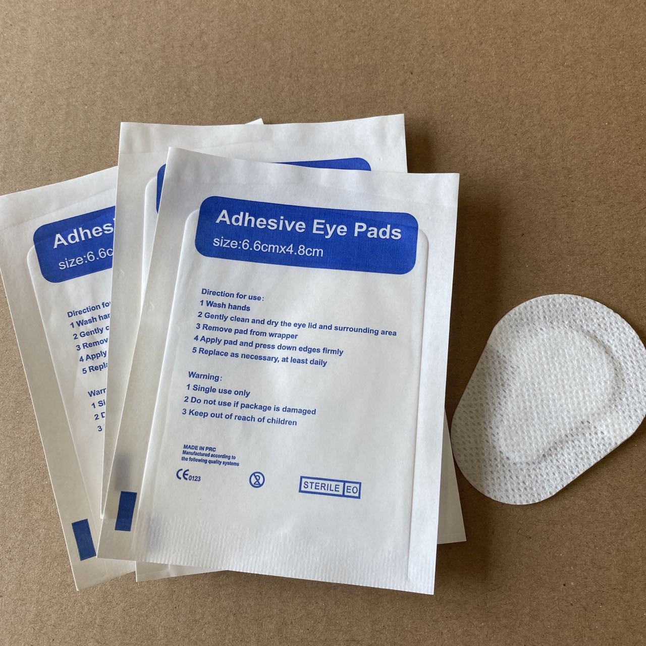 Medical Non-woven Eye Patch Post-Operation Sunshade Self-adhesive Eye Patch for Foreign Trade Export