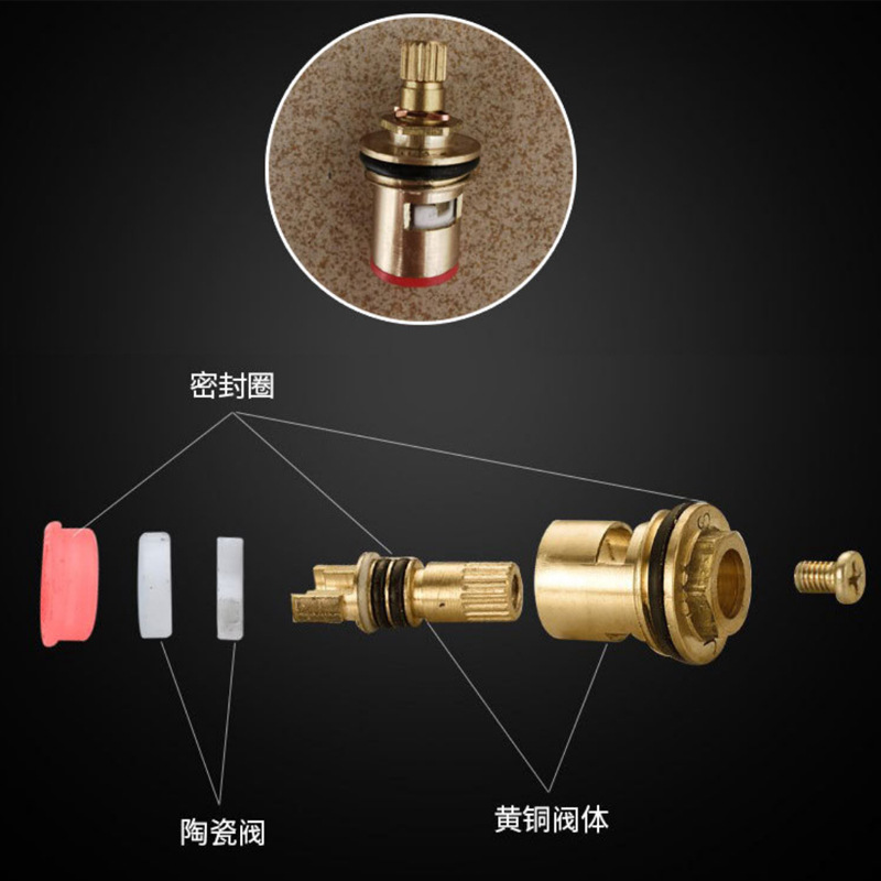 Four-Point Six-Point Thickeneded 304 Stainless Steel Washing Machine Faucet All-Copper Extended Mop Pool Faucet Quick-Open Copper Core