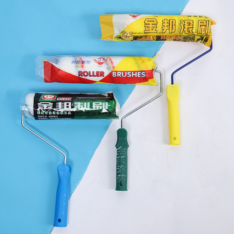9 inch long hair roller brush without dead angle encryption thick wall paint brush tool is not easy to shed fur paint brush wholesale