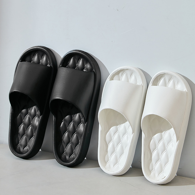 2025 Manufacturers Supply Summer Home Hotel Thick-Soled Bathroom Non-Slip Eva Men's and Women's Sandals and Slippers