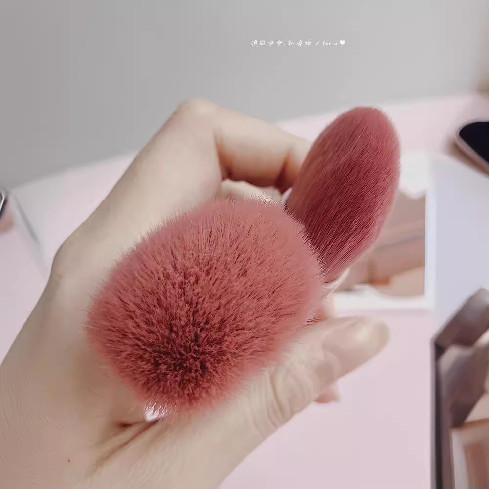 Makeup brush set full set of genuine affordable student mini portable small set of loose Foundation eye shadow brush three-piece set