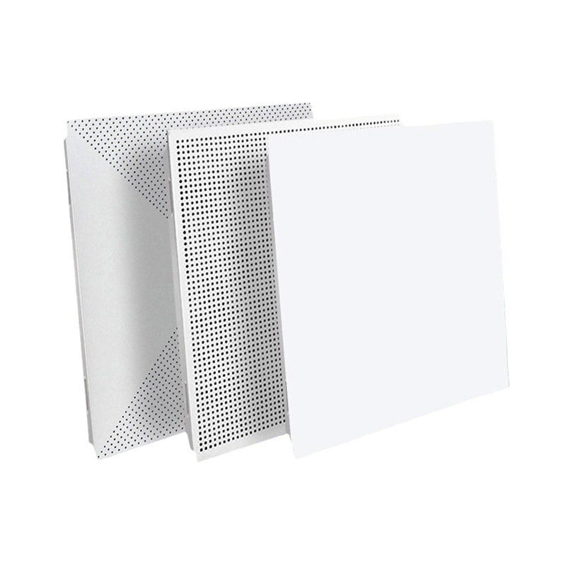 Leslon Aluminum Gusset Plate 600X600 Insulated Ceiling School Office Hospital Office Building Subway Station Aluminum Ceiling