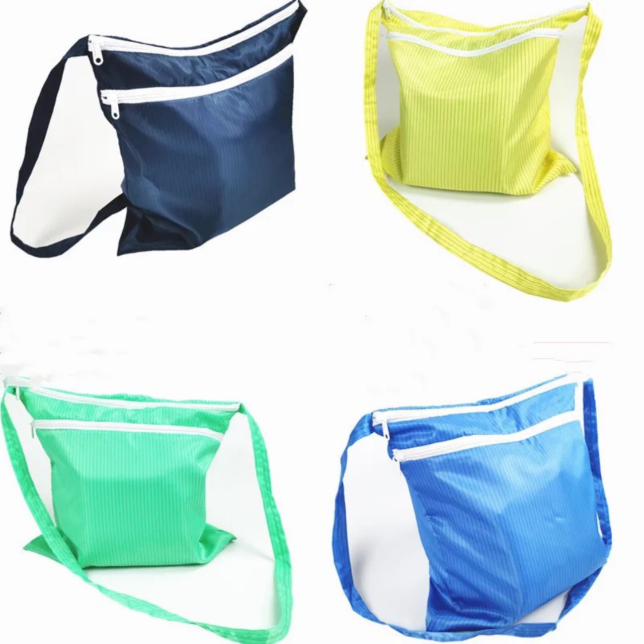 ESD dust-free dustproof clean room experiment anti-static clothing backpack dust-free clothing backpack double zipper double bag satchel