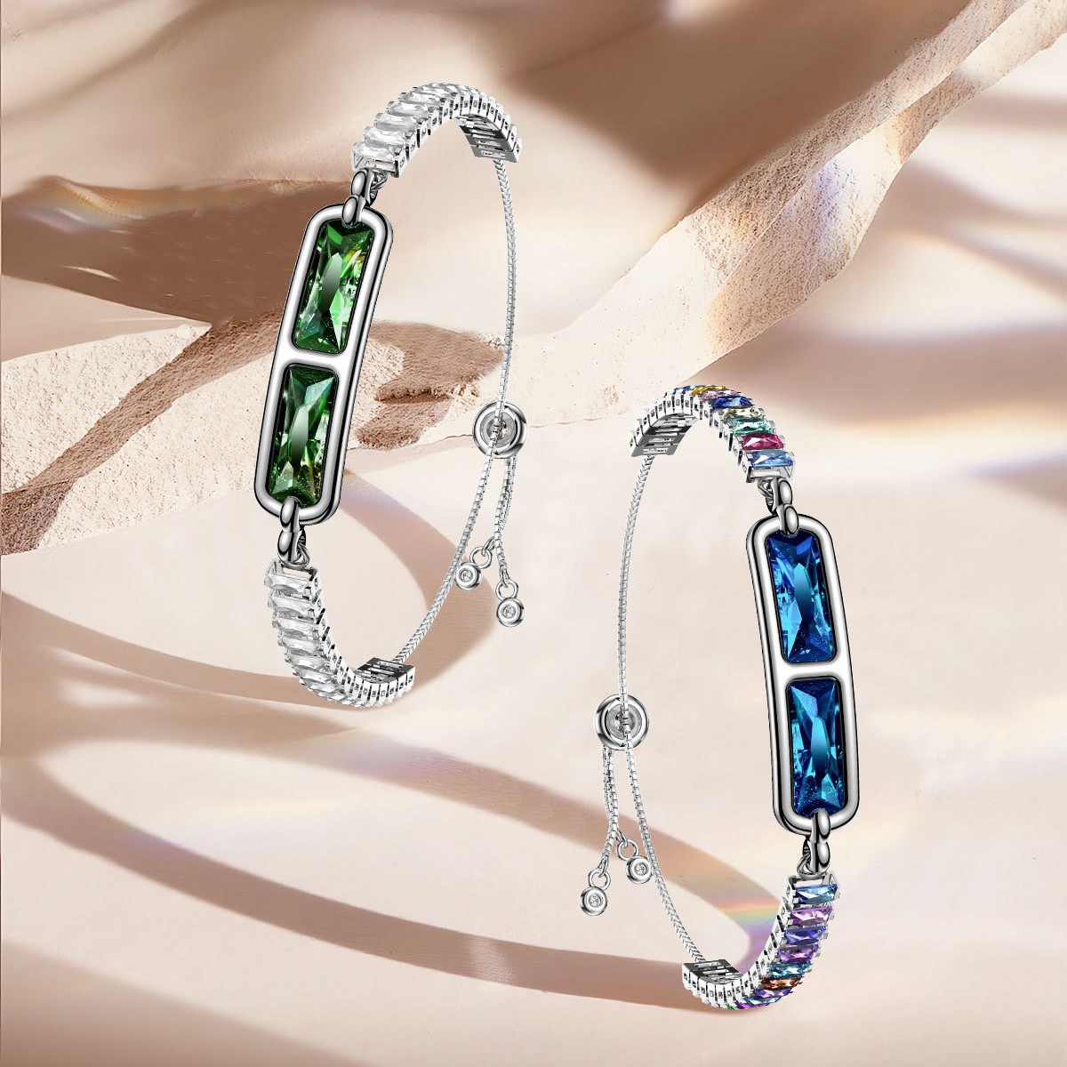 New Smart Bracelet, Step Counting, Heart Rate, Sleep Detection, Screenless Bracelet, Fashionable and Personalized Gift Bracelet for Girls