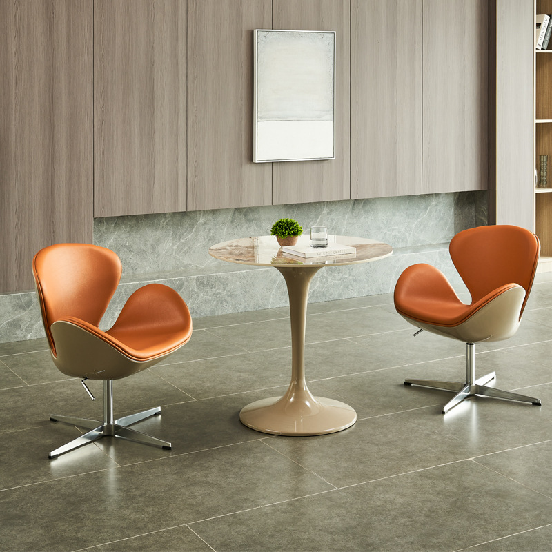 Xjp21-1 # Nordic Reception Negotiation Table and Chair Combination Rest Area Sales Office Reception Leisure Shop Simple Balcony