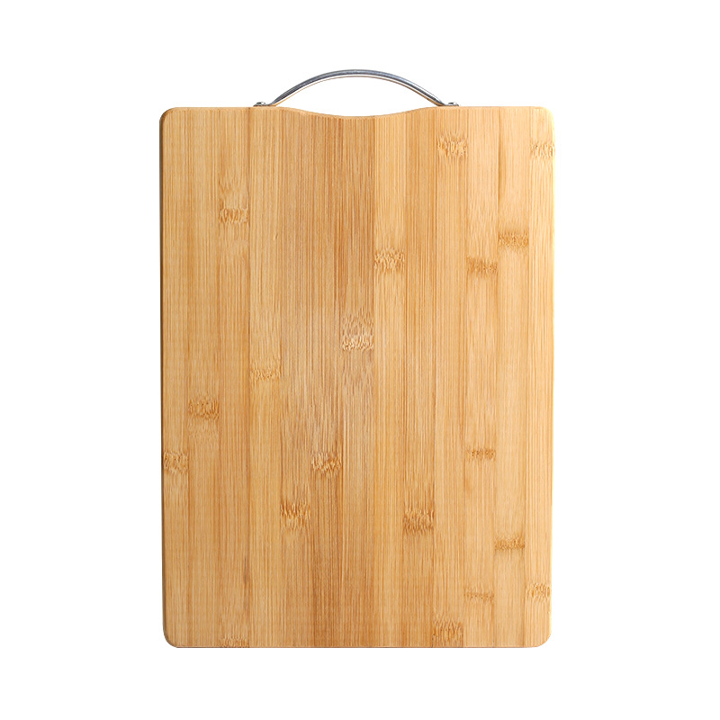 Household bamboo cutting board thickened cutting board cutting board cutting board double-sided available reverse aluminum hand rolling dough chopping wholesale