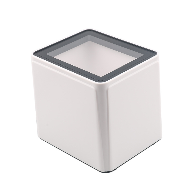Wireless Bluetooth QR code scanning box supermarket collection box payment small white box medical insurance two-dimensional payment box QR code scanning Pier