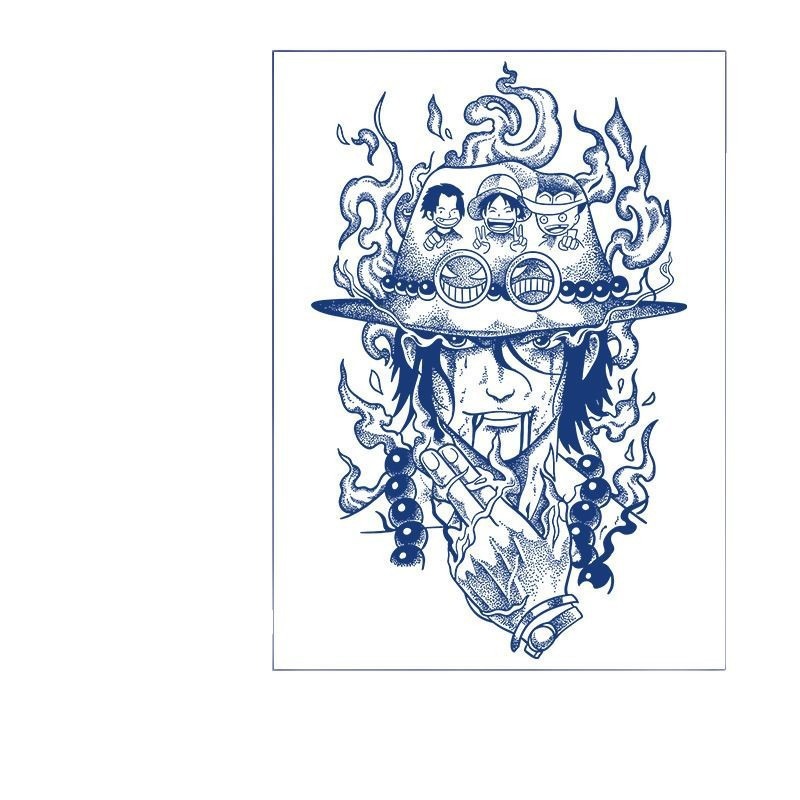 Cross-Border Herbal Tattoo Stickers Juice Semi-Permanent High-End Flower Arm Grass Waterproof Male Long-Lasting Stickers Ins Style Female