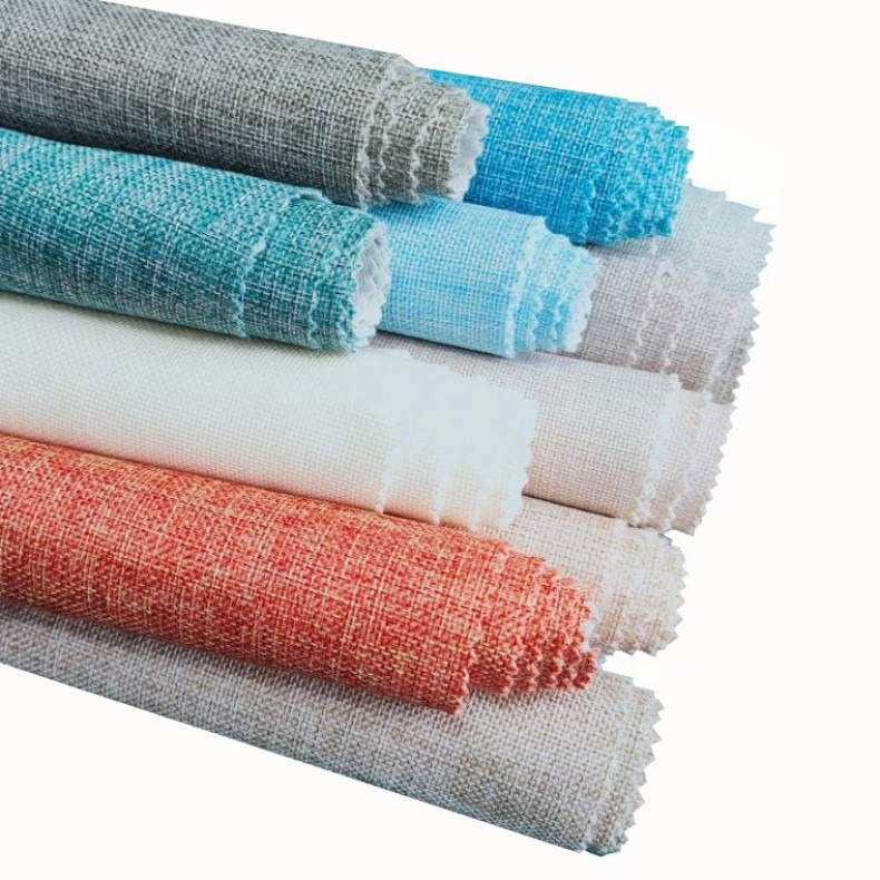 Factory plain linen wall cloth flame retardant wallpaper living room bedroom wallpaper seamless wall cloth wholesale thick can be fire