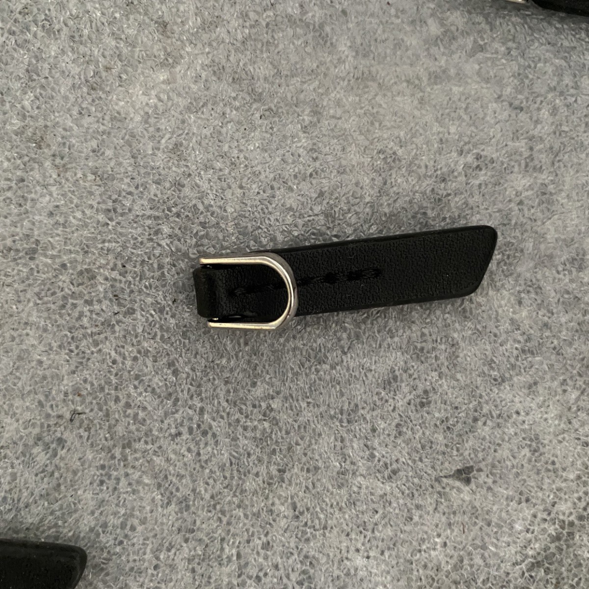 Simple Leather Trim Pull-tab Bag Handbag Zipper Pendant Casual Pants Clothing Accessories Pull Lock Black Pendant