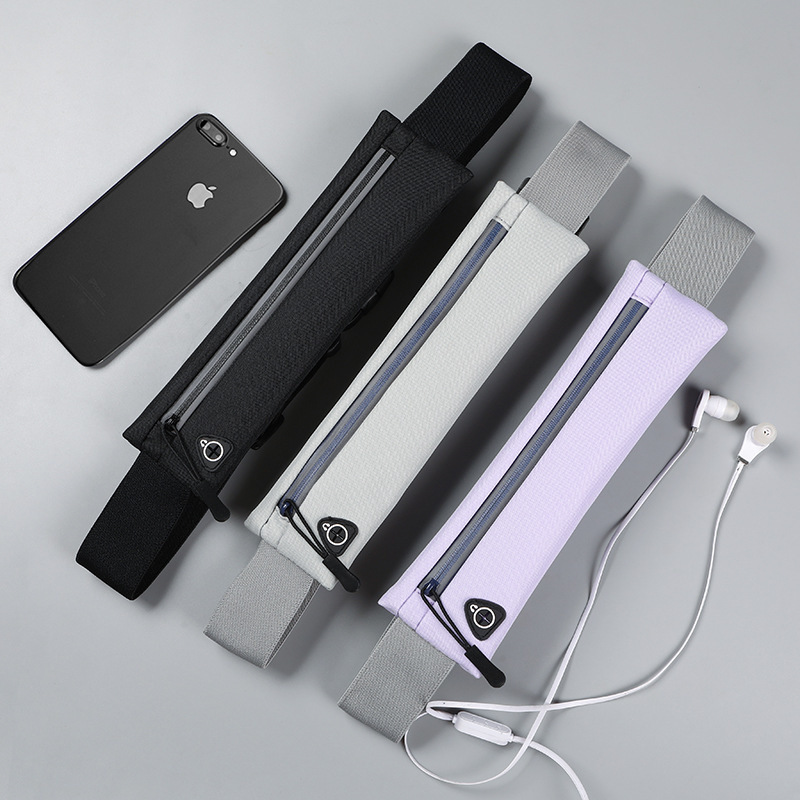 Новая поясная сумка для активного отдыха, водоотталкивающая, для мужчин и женщин, для бега, альпинизма, фитнеса, марафона, легкая невидимая поясная сумка для мобильного телефона