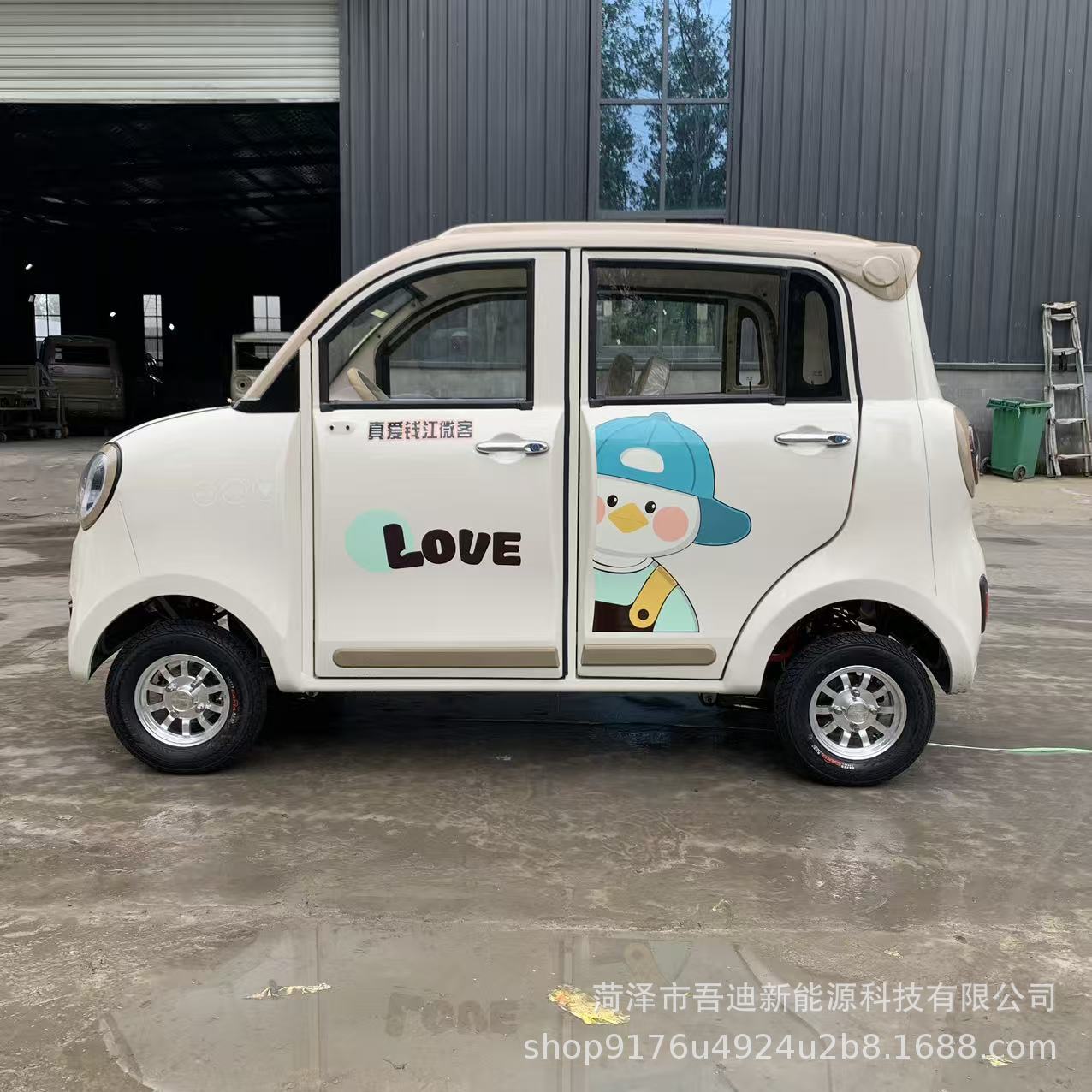 New Energy Electric Vehicle for Adult Household Use, Electric Car with Heating and Cooling Air Conditioner, Dual-Use Oil and Electricity, Foreign Trade Export Electric Vehicle