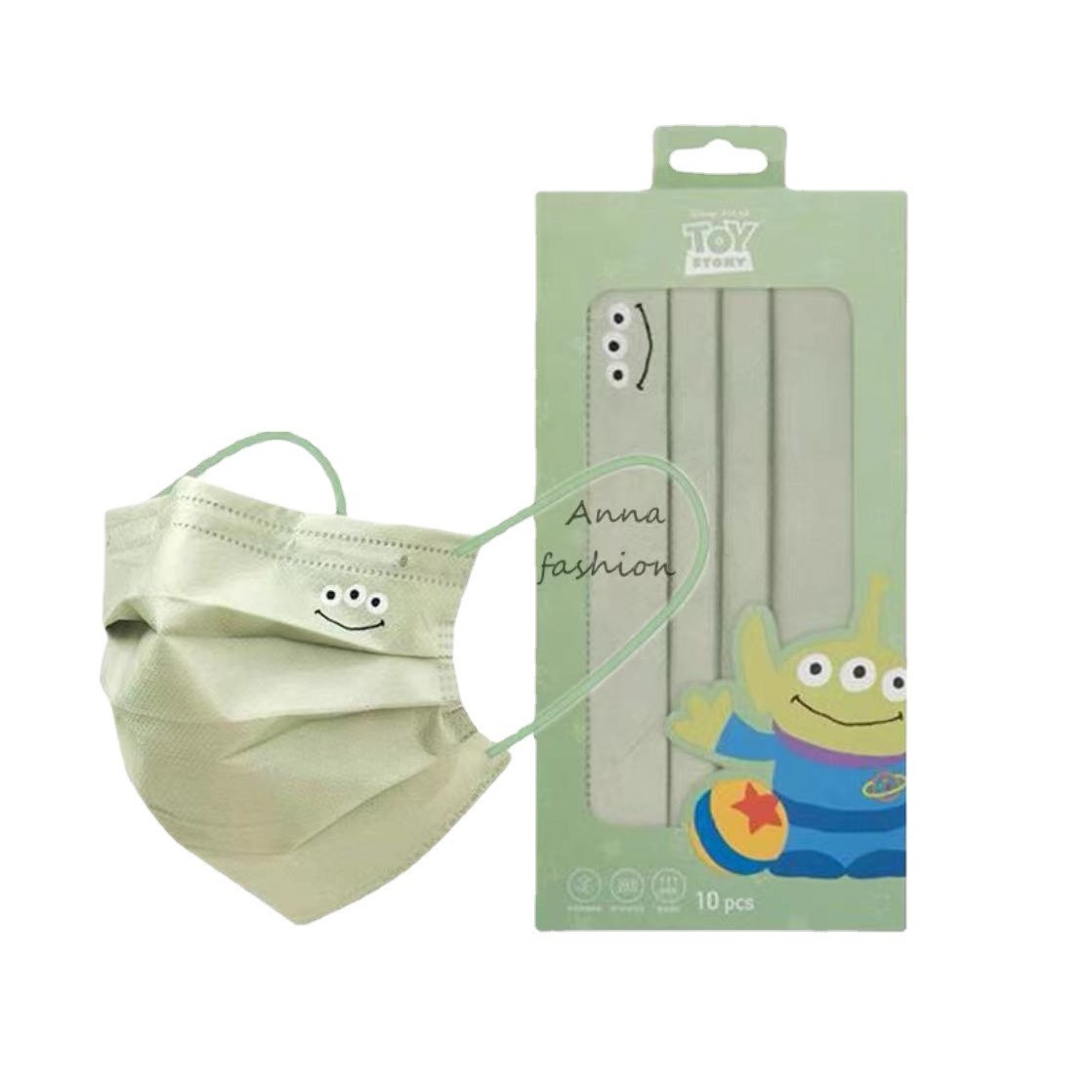 Plain Series Disneyland Disposable Protection Anti-Haze and Dust-proof Cartoon Cute Printed Girl's Internet Celebrant Mask