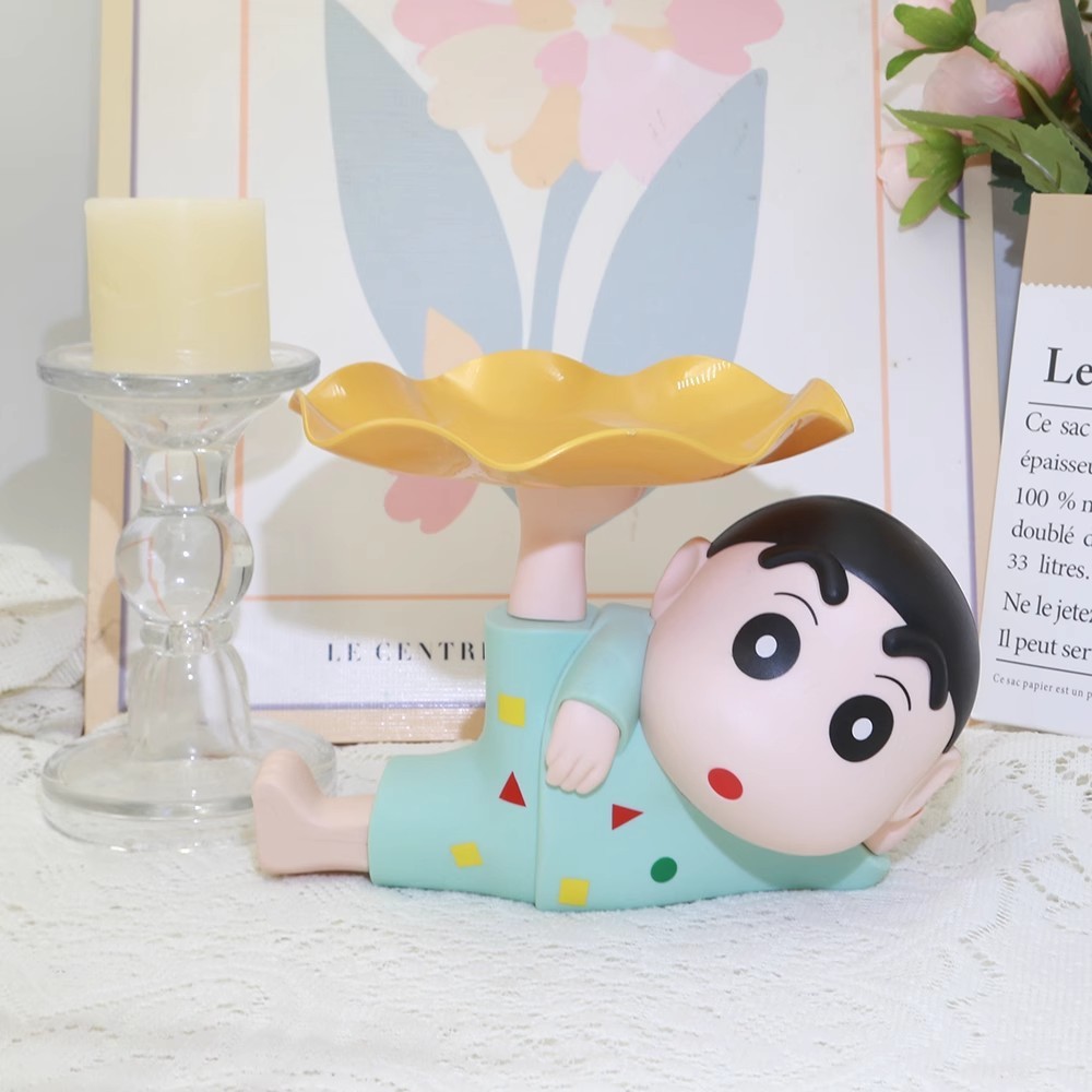 Поднос для хранения ключей с изображением Крэёна Шина-Чана, настольное украшение для гостиной, подарок, декор входа, подарок для обувного шкафа