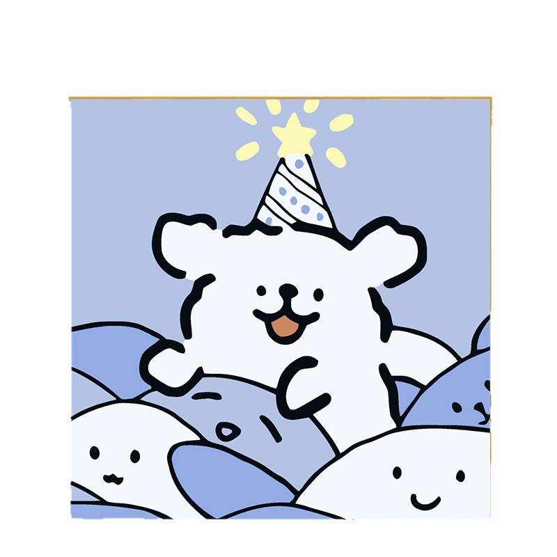 DIY Digital Oil Painting Children's Cartoon Animation Filling Handmade Painting Filling Color Healing Decorative Painting Factory Batch