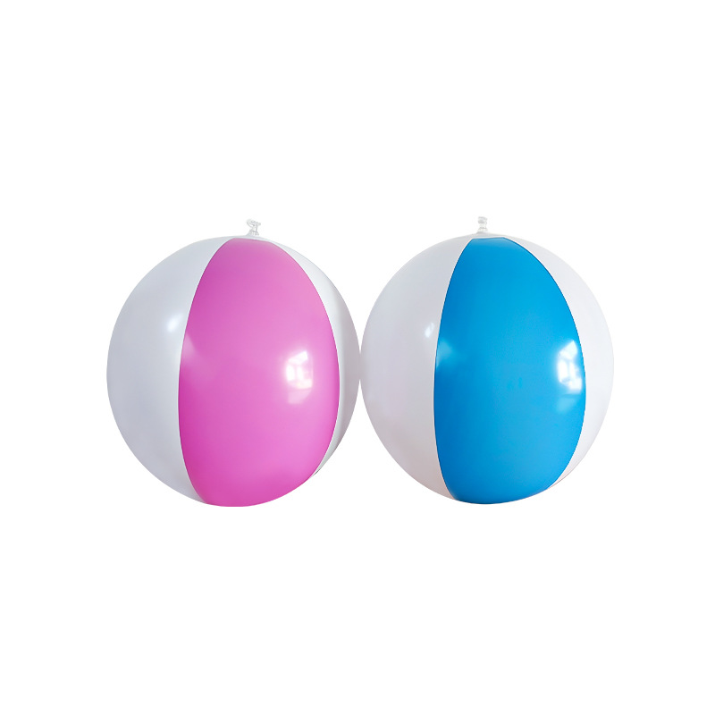 Supply PVC inflatable four-color beach ball inflatable six-color ball children's inflatable toys year-round in stock large quantity Congyou