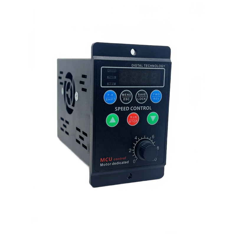 Single-phase AC220V simple small three-phase inverter fan pump special single-in three-out with remote control UX series