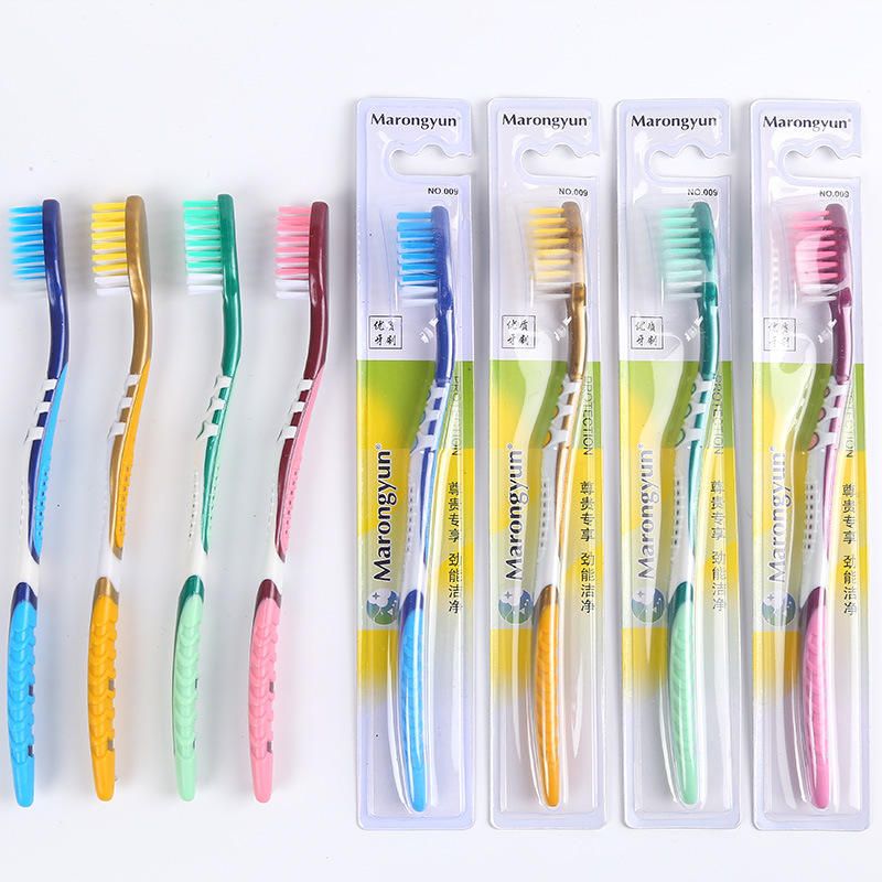 Toothbrush for Adults with Strong Cleaning Power, Family Pack, Convenient Travel Pack for Couples, Snakeskin Style, Adult Hard-Bristled Brush