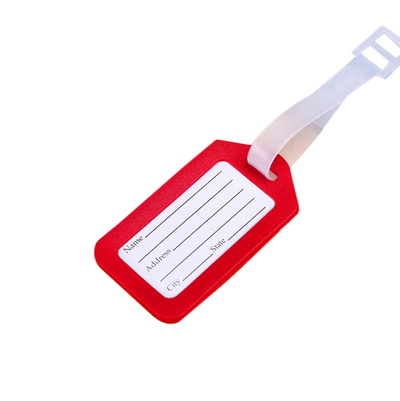 Luggage Tag Plastic Checked Luggage Tag Card Holder Boarding Travel Hanging Tag Factory Direct Sale