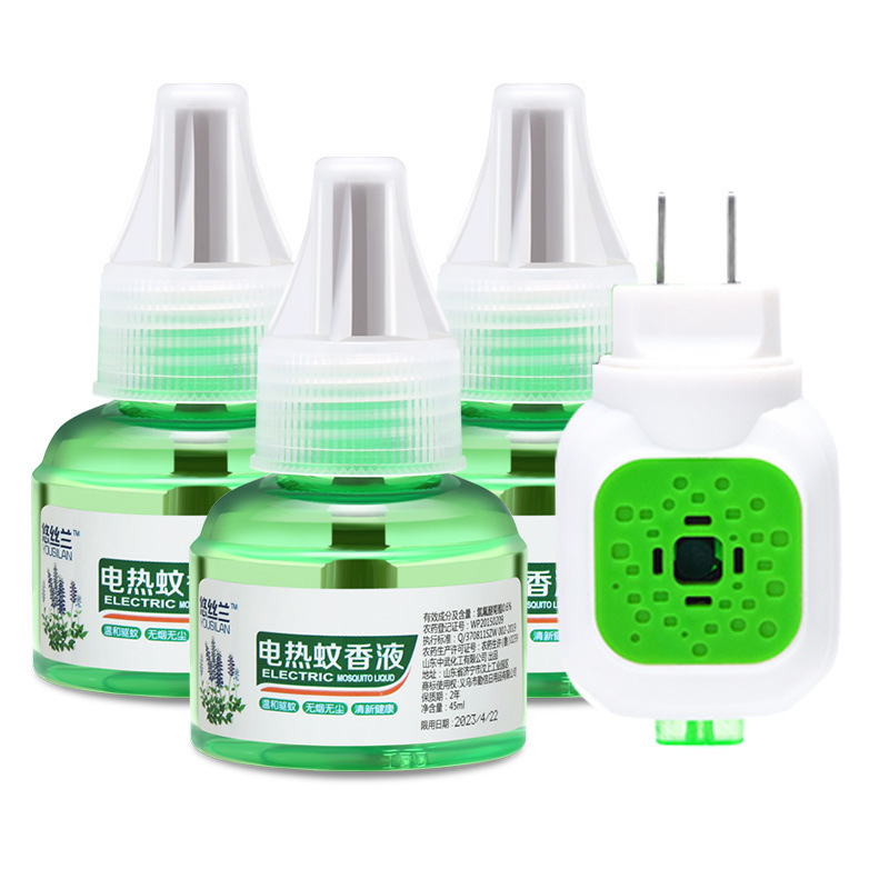 Electric Mosquito Repellent Liquid Refill for Home Hotel Electric Mosquito Repellent Liquid Odorless Plug-In Mosquito Repellent Liquid