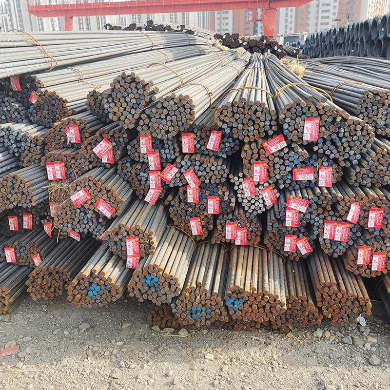 Threaded Steel Bars from Steel Mills, Grade 3 Steel Rebar Hrb400E, Construction Steel Bars, Precision-Rolled Earthquake-Resistant Grade 4 Threaded Steel