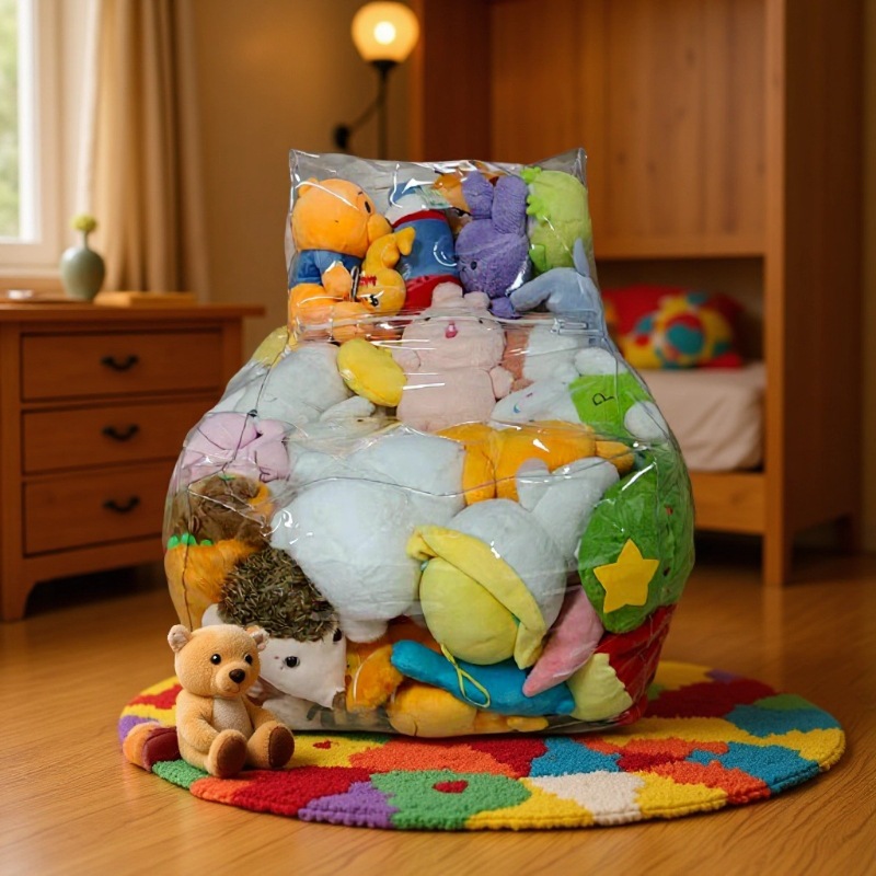 Модный прозрачный диван-игрушка, сиденье, хранилище, надувное кресло, плюшевая мягкая мебель для спальни