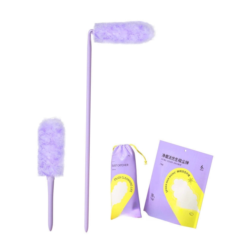 Factory Direct Sales Magic Electrostatic Dust Duster Car Dust Removal Feather Duster Household Dust-Free Dust Sweeper Replaceable Duster