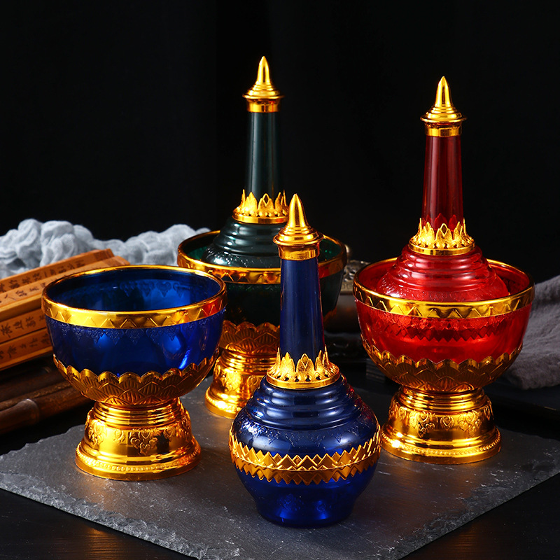 Water Drop Bottle for Thailand Household Prayer Ornaments Dai Prayer Sacred Water Cup Buddha Hall Utensils Water Drop Bottle