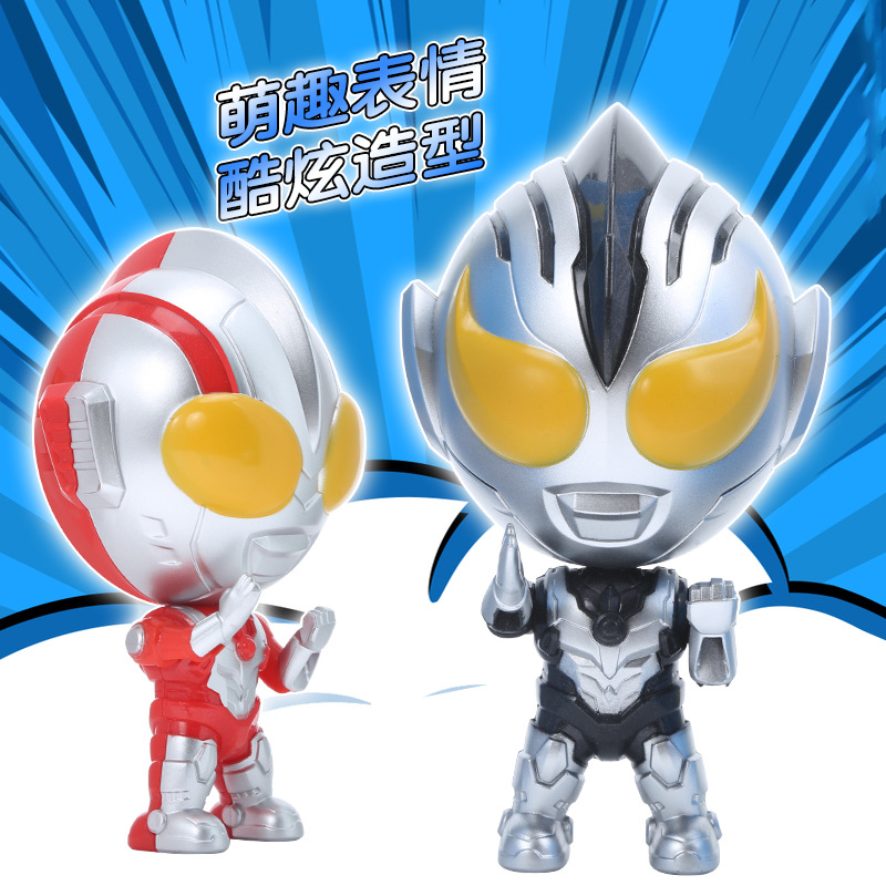 Ultraman Transforming Toy Capsule Figure Robot Model Kindergarten Gift Claw Machine Lottery Prize