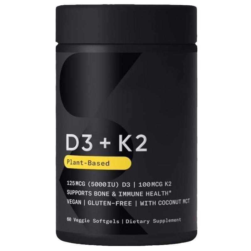 Hot-Selling Vitamin D3+K2 Coconut Oil Vitamin D3+K2 Supplement Cross-Border Direct Supply