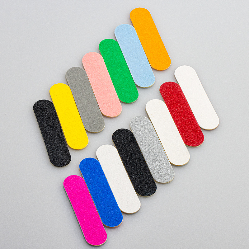 Double-sided 6cm Color Mini Wooden File Nail Rub Nail Rub Wooden File Nail Rub File Disposable Nail Art