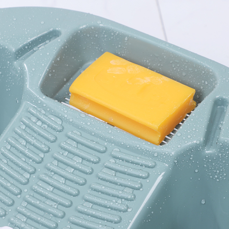 Large thickened thickened deep washing basin student dormitory high-looking integrated wash basin high temperature resistant household washing basin