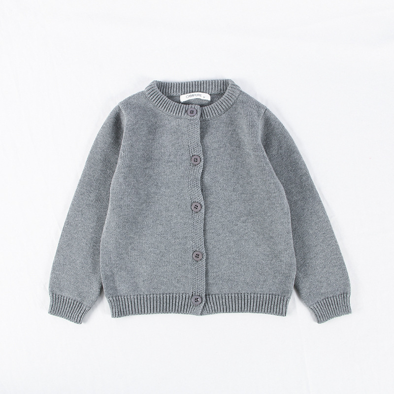 ins Sweater Children's Sweater Children's Cardigan Boys and Girls Sweater Children's Cotton Knitted Jacket