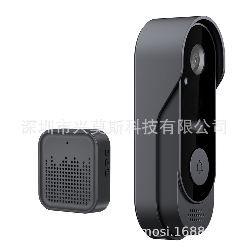 Factory Direct Sales intelligent visual doorbell graffiti wireless WIFI remote home surveillance video intercom night vision cross-border