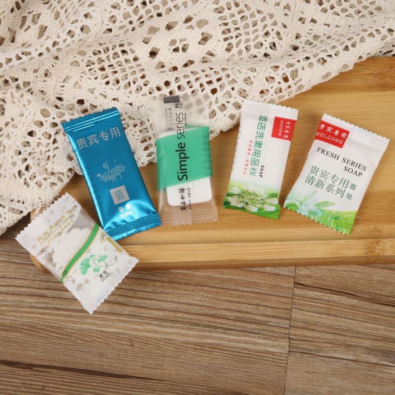 Disposable Soap for Hotel and Hotel Mini Soap Round Soap Portable Toiletries Soap Bag