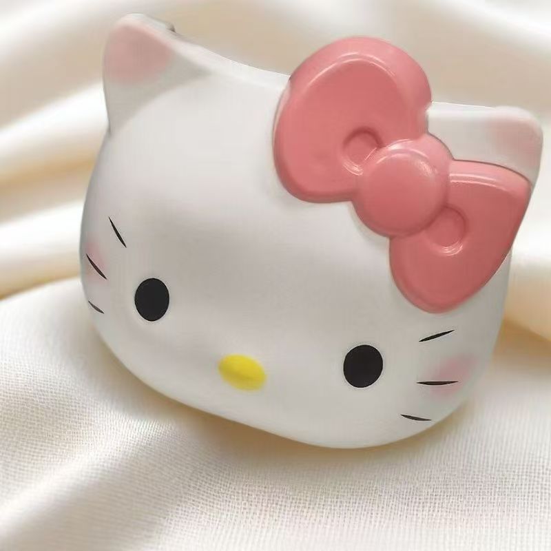 New Cute Kt Kitten Pen Holder Makeup Brush Bucket Student Dormitory Desktop Storage Box Spot Wholesale