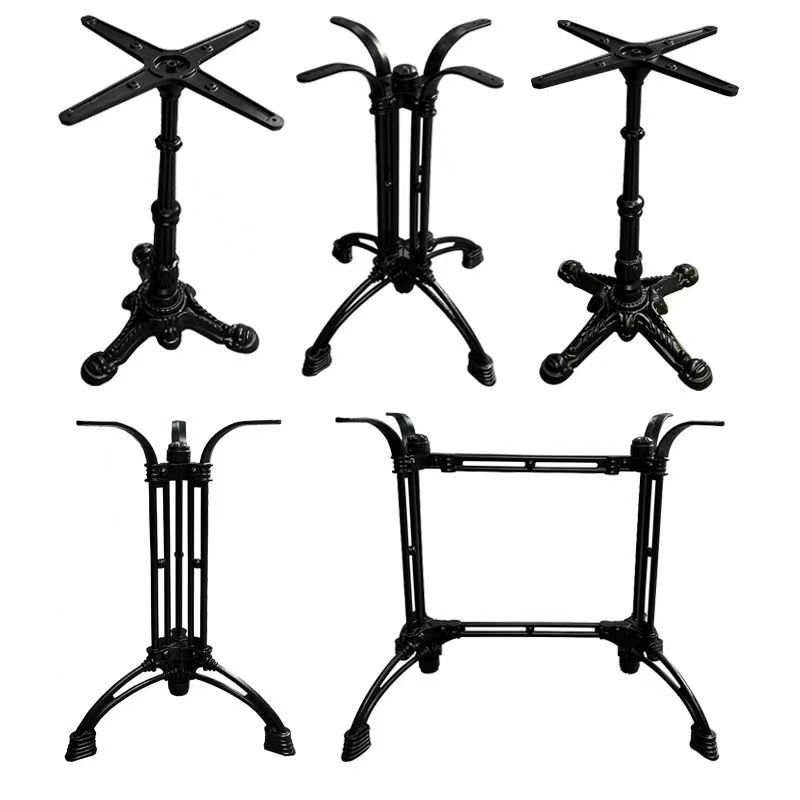 Foreign trade wholesale cast iron leg table feet metal table leg base tiger claw old American iron outdoor table feet