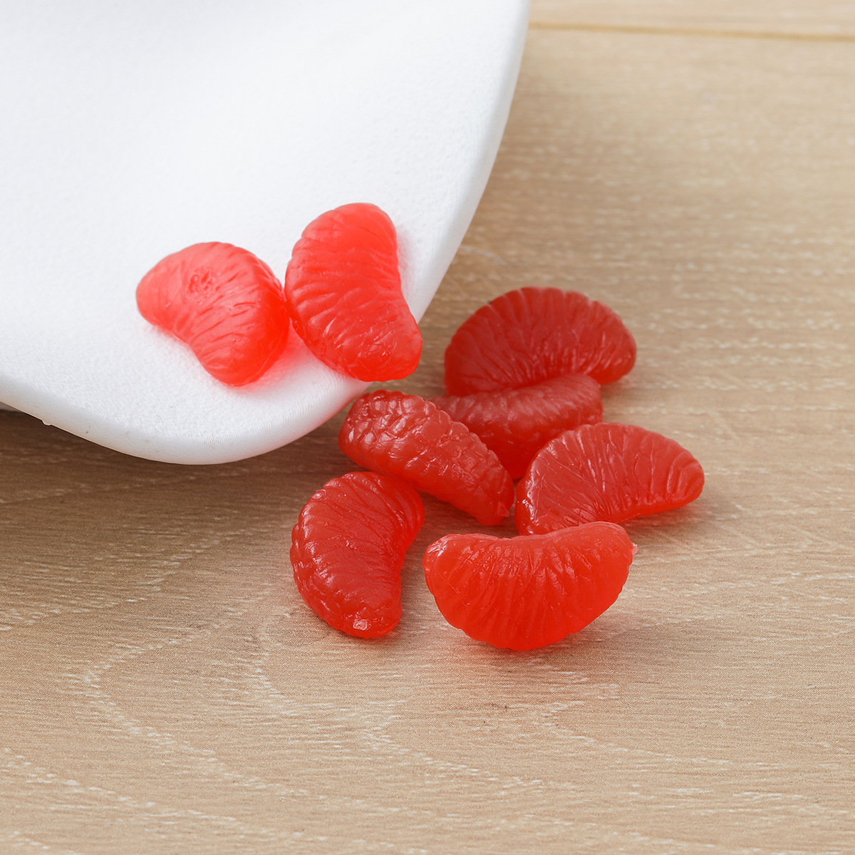 Simulated Fruit Orange Petals Orange Flesh Grapefruit Petal Model DIY Handmade Cream Glue Clay Accessories Mini Food Toys