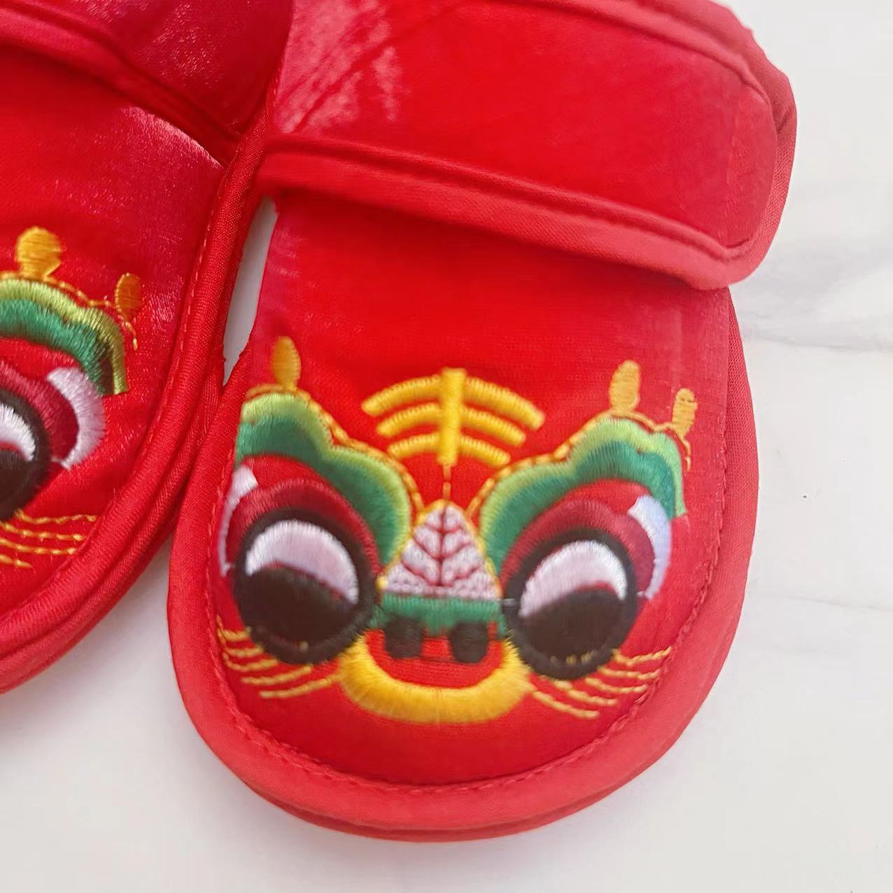 Thousand-layer Sole Baby Shoes Tiger Shoes Glossy Kidsren's Ethnic Style Kidsren's Shoes Tiger Style