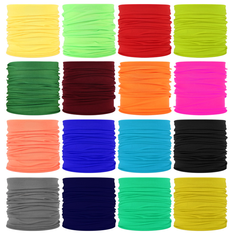 Однотонный турбан для улицы для езды на велосипеде летящий шарф разнообразный магический турбан для мужчин и женщин защита от солнца ветрозащитный шарф