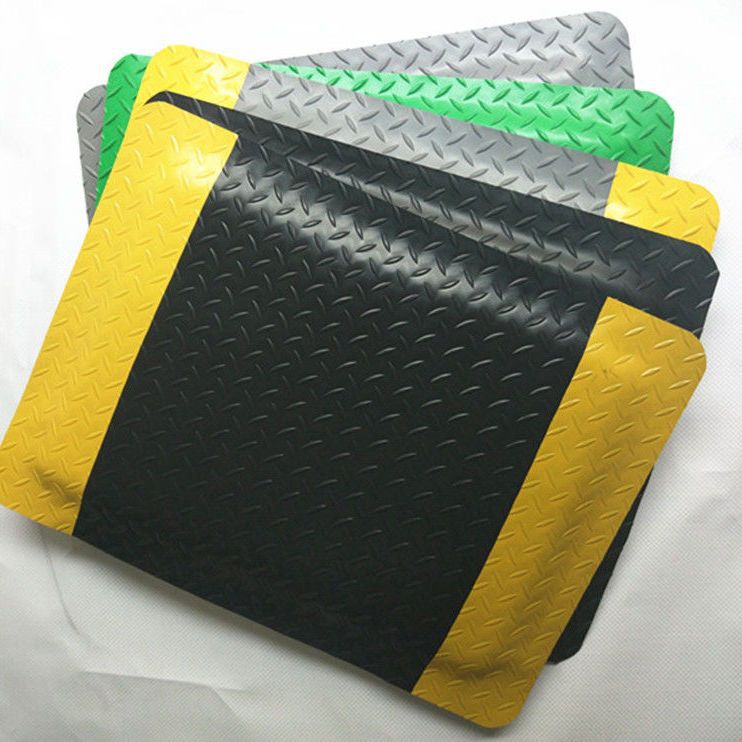 Anti-Static Anti-Fatigue Floor Mat, Non-Slip, Wear-Resistant, Anti-Fatigue Mat, Odorless, High Elasticity, Workshop Assembly Line Three-Layer Foot Mat