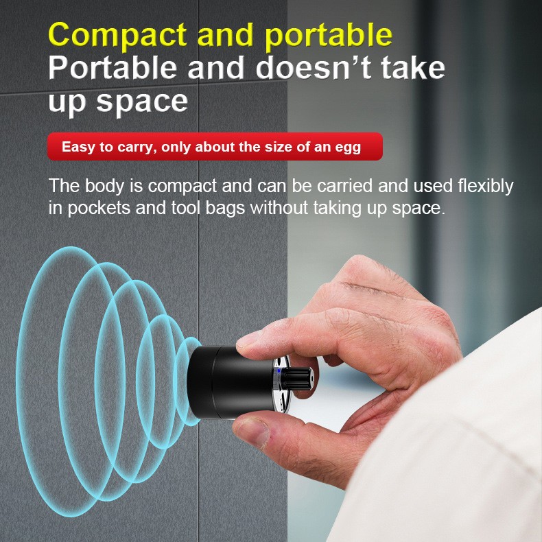 Source Factory Sound Listening Small Sound Collection Detector Water Leakage Listening Small Black Pickup Wall Radio Amplifier