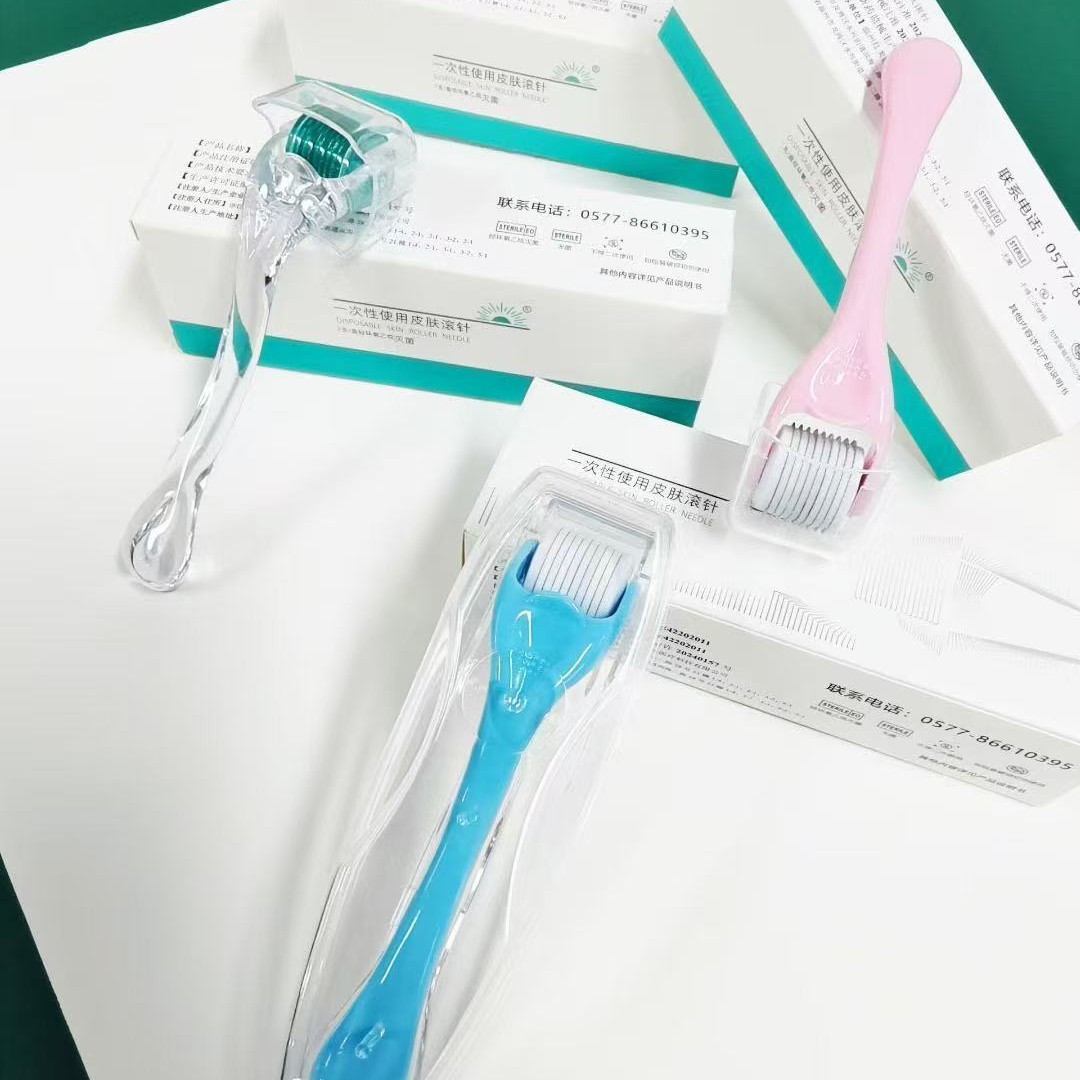 Beauty Salon Medical Beauty Skin Roller Needle Facial Care Water Light Microneedle Machinery Brand Disposable Roller Microneedle Wholesale