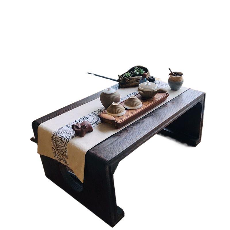 Solid Wood Tatami Coffee Table Bay Window Table Chinese Style Chinese Table Simple Balcony Small Coffee Table Kang Table Low Table Kang Table Piano Table