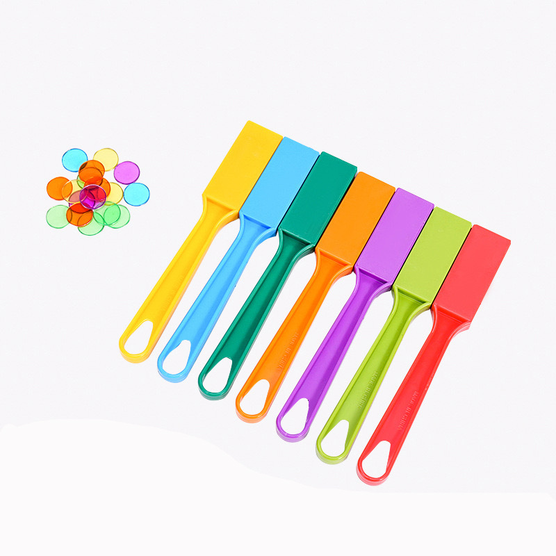 Source manufacturers magnetic handle mixed color disc magnetic rod teaching aids children's early education enlightenment ornaments large quantity excellent price